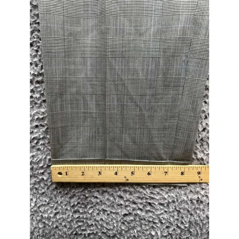 Corneliani Check Virgin‎ Wool Twill Mantua Dress Trousers Gray Mens Size 50